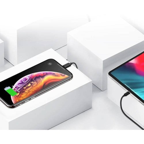 Кабель Choetech USB 2.0 to Lightning 2.4A 1.2m (IP0026) Black купити в Україні | Telemart фото