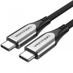 Кабель Vention USB 3.1 Type-C to USB Type-C 60W 0.5m (TAAHD) Black