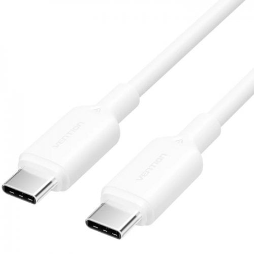 Кабель Vention USB 2.0 Type-C to USB Type-C 60W 1m (TRCWF) White купить в Украине | Telemart фото