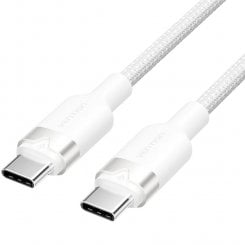 Кабель Vention USB 2.0 Type-C to USB Type-C 60W 1m (TRDWF) White