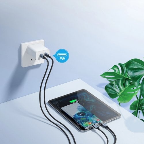 Кабель Choetech USB 2.0 Type-C to USB Type-C 60W 1.2m (XCC-1014) Black купити в Україні | Telemart фото