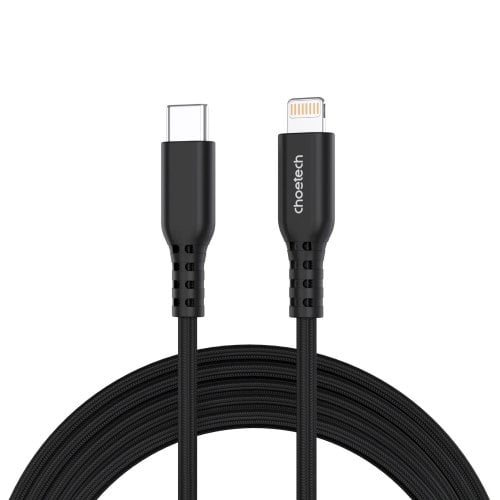 Кабель Choetech USB 3.1 Type-C to Lightning 20W 1.8m (XCL-1021-BK) Black купити в Україні | Telemart фото