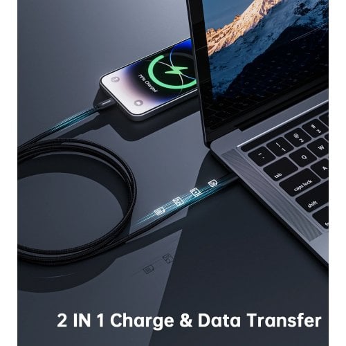 Кабель Choetech USB 3.1 Type-C to Lightning 20W 1.8m (XCL-1021-BK) Black купити в Україні | Telemart фото