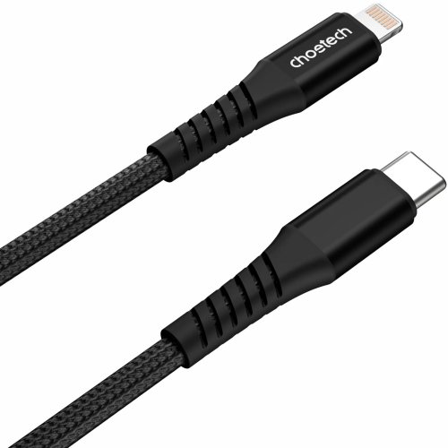Кабель Choetech USB 3.1 Type-C to Lightning 27W 1m (XCL-1030-BK) Black купити в Україні | Telemart фото