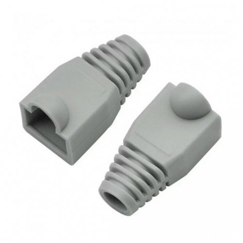 Изолирующий колпачок для коннектора Kingda RJ45 Boot (KD-PG8025) Grey купить в Украине | Telemart фото