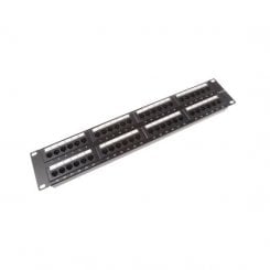 Патч-панель Kingda Cat5e UTP 48-Port 19in 1U Krone 110 Dual IDC (KD-PP37-UTP-C5E-48P) Black
