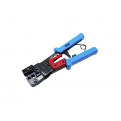 Обжимной инструмент Kingda RJ11 RJ12 RJ45 Ratchet Crimping Tool (KD-T376M) Blue/Black