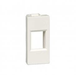 Адаптерная вставка для модулей Schneider Keystone 1 Port Adapter RJ45 RJ11 (RIN-145-BE) White