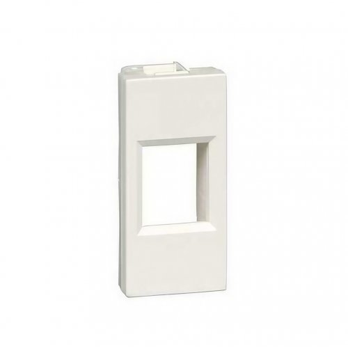 Адаптерная вставка для модулей Schneider Keystone 1 Port Adapter RJ45 RJ11 (RIN-145-BE) White купить в Украине | Telemart фото