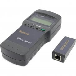 Кабельний тестер Kingda RJ45 LCD Network Cable Tester (SC8108) Grey