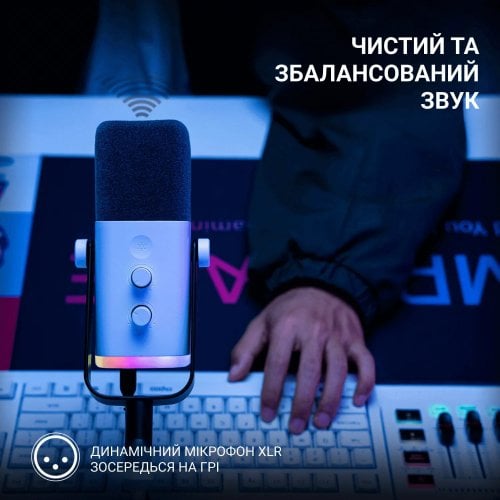 Уценка микрофон Fifine TAM8 White (Вскрытая упаковка, 916615) купить в Украине | Telemart фото