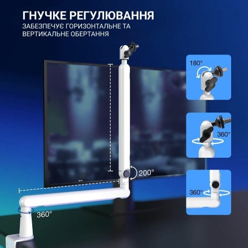 Уценка микрофон Fifine TAM8 White (Вскрытая упаковка, 916615) купить в Украине | Telemart фото