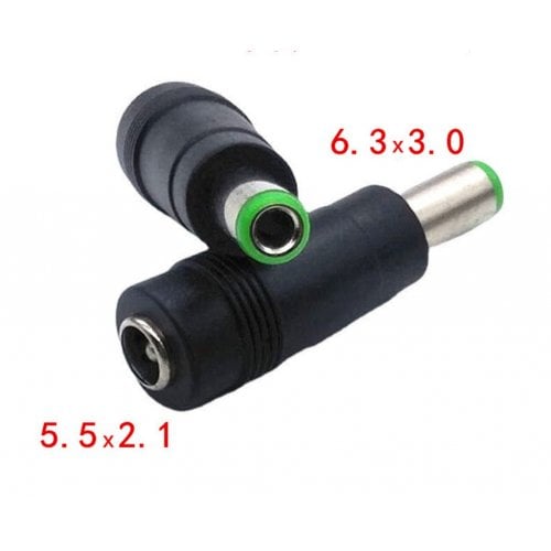 Переходник China DC 5.5x2.1mm to DC 6.3x3.0mm (S1020) купить в Украине | Telemart фото