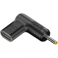 Переходник China USB Type-C to DC Jack 2.5x0.7mm 20V PD (S1046)
