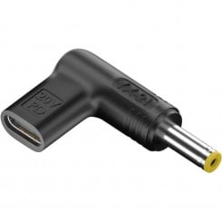 Переходник China USB Type-C to DC Jack 5.5x1.7mm 20V PD (S1048)