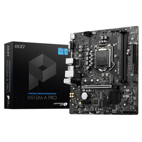 Материнська плата MSI H510M-A PRO (s1200, Intel H510) (Відновлено продавцем, 916644) купити в Україні | Telemart фото