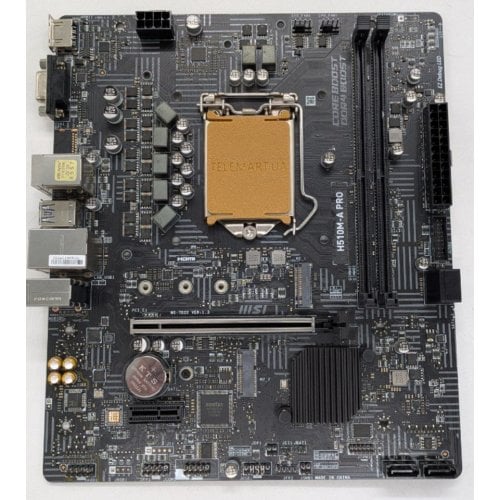 Материнська плата MSI H510M-A PRO (s1200, Intel H510) (Відновлено продавцем, 916644) купити в Україні | Telemart фото