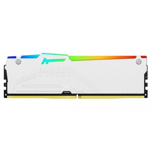 Уценка озу Kingston DDR5 32GB (2x16GB) 6000Mhz FURY Beast White RGB (KF560C36BWE2AK2-32) (Следы использования, 916650) купить в Украине | Telemart фото