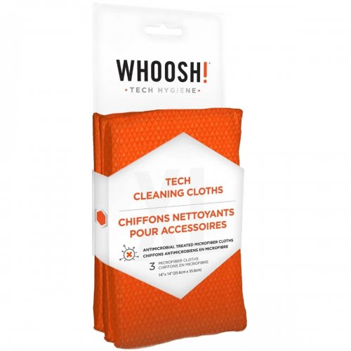 Набор для чистки Whoosh! 3 Pack Microfiber Cloths 35.6 x 35.6cm (1FGCL3COM) купить в Украине | Telemart фото