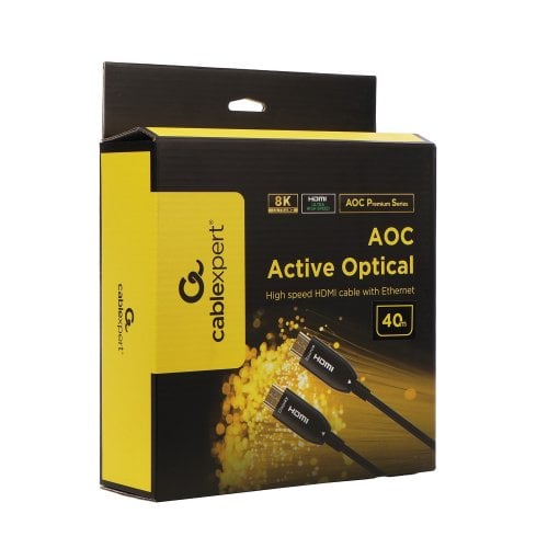 Кабель оптический (AOC) Cablexpert HDMI to HDMI V2.1 8K 40m (CCBP-HDMI8K-AOC-40M-EU) купить в Украине | Telemart фото