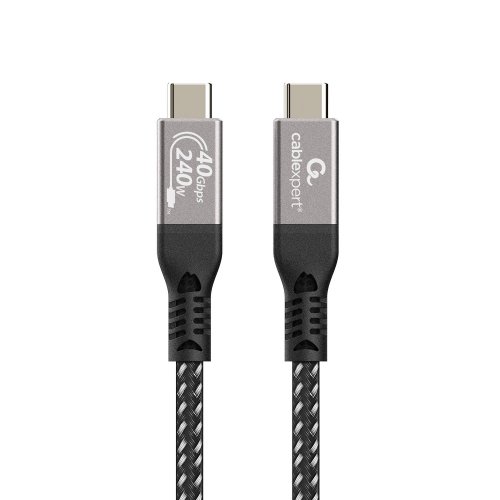 Кабель Cablexpert USB Type-C to USB Type-C 8K 0.5m (CCBP-USB4-CMCM240-0.5M) купить в Украине | Telemart фото