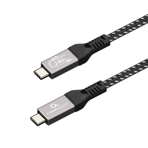 Кабель Cablexpert USB Type-C to USB Type-C 8K 0.5m (CCBP-USB4-CMCM240-0.5M) купить в Украине | Telemart фото
