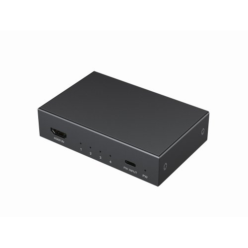 Разветвитель-сплиттер Cablexpert HDMI to 4 x HDMI V1.4 4K (DSP-HDMI4K-4P-01) купить в Украине | Telemart фото