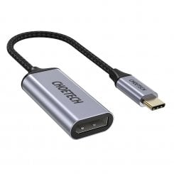Адаптер-переходник Choetech USB Type-C to DisplayPort 4K 0.2m (HUB-H11-GY-V2) Gray