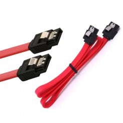 Кабель China SATA III с защелкой 0.4m (S0097) Red