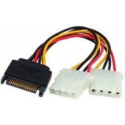 Разветвитель China SATA to 2 x Molex 0.2m (S0188)