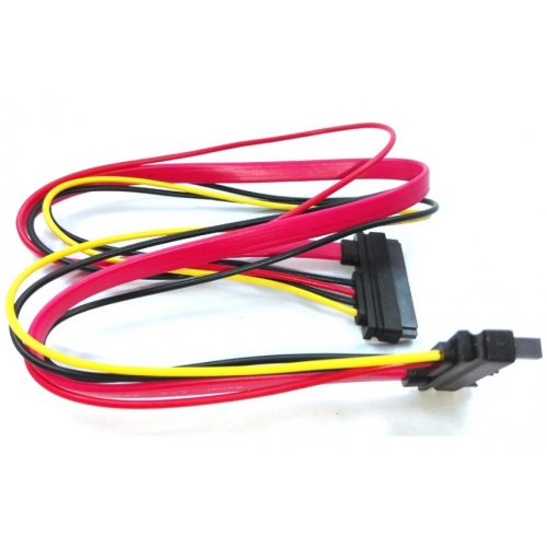 Удлинитель China SATA 7+15 Pin M/F 0.3m (S0703) Red купить в Украине | Telemart фото