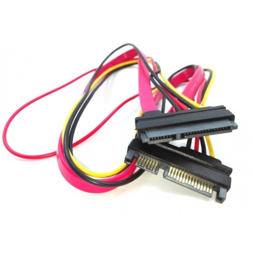 Удлинитель China SATA 7+15 Pin M/F 0.3m (S0703) Red купить в Украине | Telemart фото