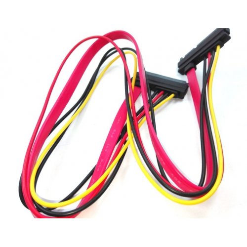 Удлинитель China SATA 7+15 Pin M/F 0.3m (S0703) Red купить в Украине | Telemart фото