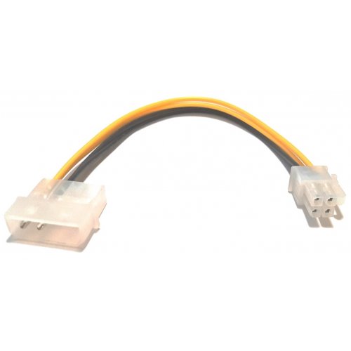Переходник China Molex to ATX 4 Pin 0.2m (S0719) Black купить в Украине | Telemart фото