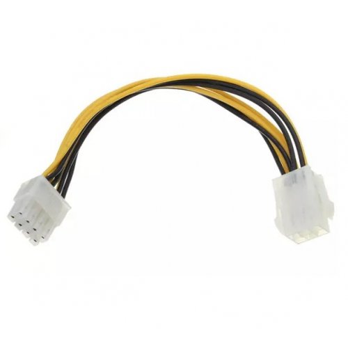Переходник China PCI-E 8 Pin to 6 Pin M/M 0.2m (S0722) Black купить в Украине | Telemart фото