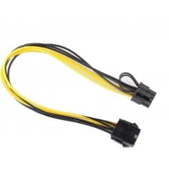 Кабель China PCI-E (VGA) 8 Pin to 8 Pin (6+2) 0.3m (S0939) Black