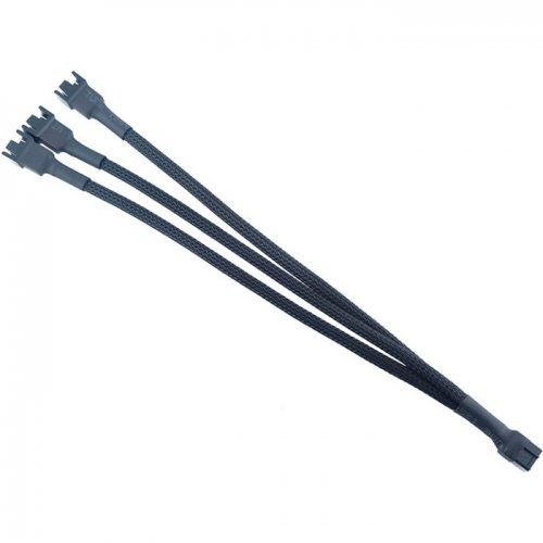 Разветвитель China Fan 4 Pin to 3 x 4 Pin 0.27m (S1122) Black купить в Украине | Telemart фото