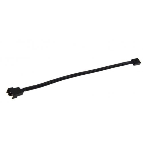 Удлинитель China Fan 4 Pin M/F 0.27m в оплетке (S0470) Black купить в Украине | Telemart фото
