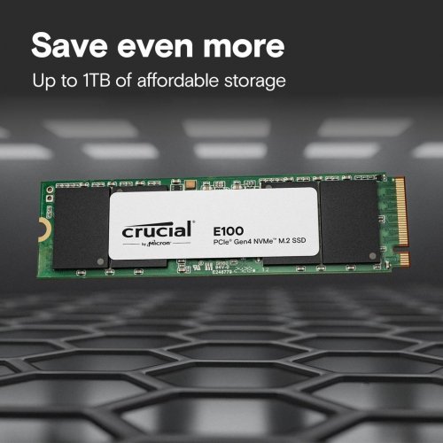 SSD-диск Crucial E100 2TB M.2 (2280 PCI-E) NVMe x4 (CT2000E100SSD8) купить в Украине | Telemart фото