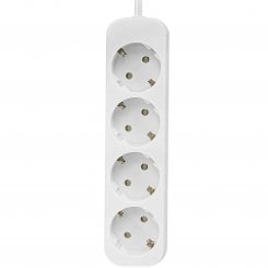 Мережевий подовжувач Defender E430 3 м 4 розетки (992260) White
