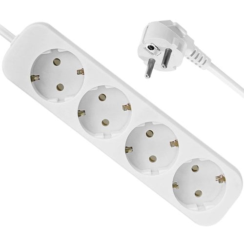 Сетевой удлинитель Defender E430 3 м 4 розетки (992260) White купить в Украине | Telemart фото