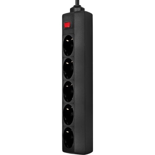 Сетевой фильтр Defender ES3 3 м 5 розеток (994850) Black купить в Украине | Telemart фото