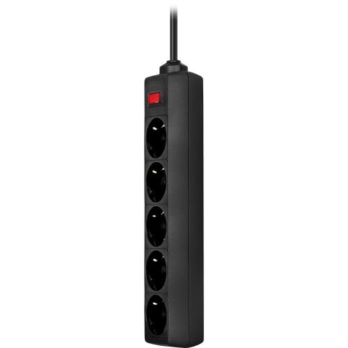 Мережевий фільтр Defender ES5 5 м 5 розеток (994860) Black купити в Україні | Telemart фото
