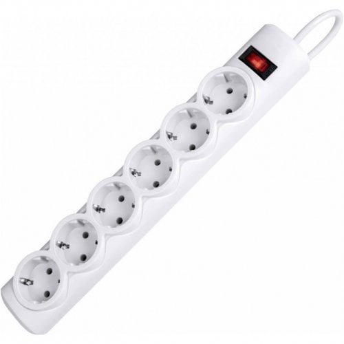 Сетевой фильтр Defender DFS153 3 м 6 розеток (994900) White купить в Украине | Telemart фото