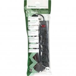 Мережевий фільтр Defender ES largo 5 м 5 розеток (994990) Black
