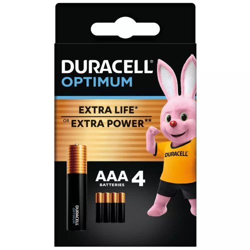 Батарейки Duracell AAA Optimum 4 шт. (6835422) купить в Украине | Telemart фото