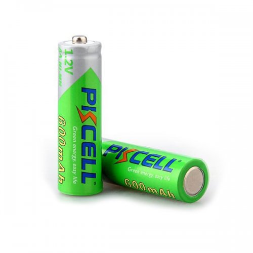 Аккумуляторы PkCell AA RTU Ni-MH 600mAh 2 шт. (AA600-2B RTU) купить в Украине | Telemart фото