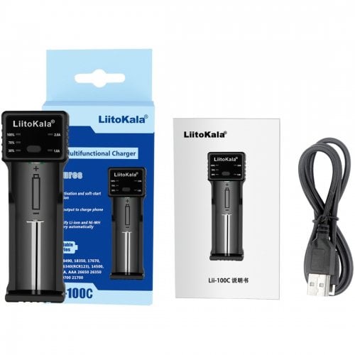 Зарядное устройство LiitoKala Lii-100C купить в Украине | Telemart фото