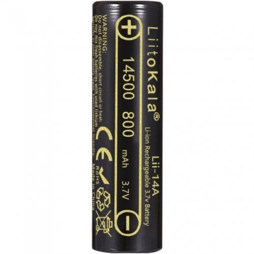 Аккумулятор LiitoKala 14500 Li-Ion 800mAh 1 шт. (Lii-14A (14500)) купить в Украине | Telemart фото