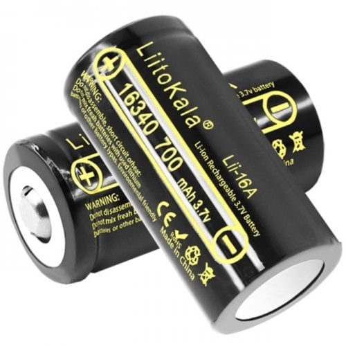 Аккумулятор LiitoKala 16340 Li-Ion 700mAh 1 шт. (Lii-16A (CR123A)) купить в Украине | Telemart фото
